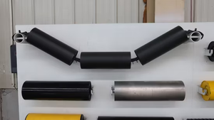 Customizable Idler Rollers For Industrial Belt Conveyor Systems