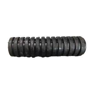 OEM Industrial Rubber Steel Conveyor Belt Idlers Impact Roller Buffer Idler